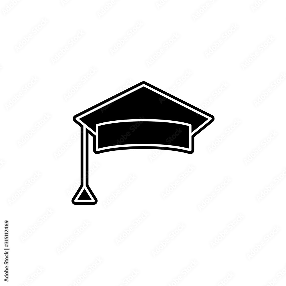 Aufkleber education cup line icon. simple glyph, flat vector of web icons for ui and ux, website or mobile app
