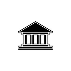 education building line icon. Simple glyph, flat vector of web icons for ui and ux, website or mobile application