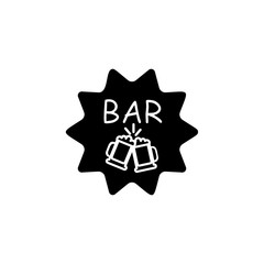 bar sign icon. Element of drinks icon for mobile concept and web apps. Thin line bar sign icon can be used for web and mobile. Premium icon on white background