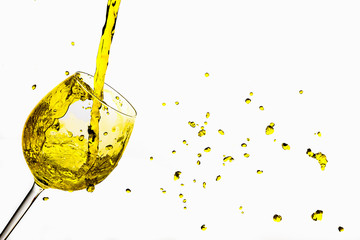 earth in water splash