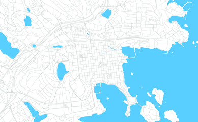 Kuopio, Finland bright vector map