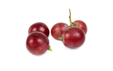 red grape isolated