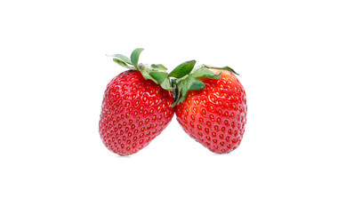 strawberry isolated on white