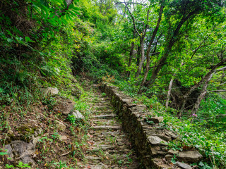 Hiking Trail in Val Grande National Park