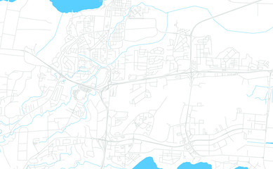 Batumi, Georgia bright vector map