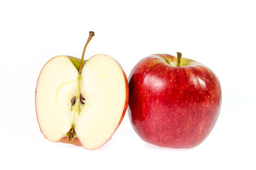 red apple isolated