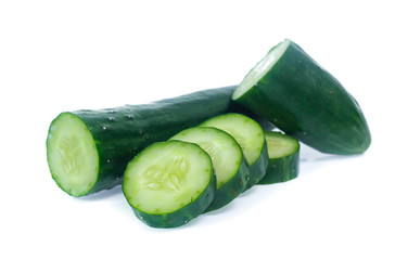cucumber isolated on white background