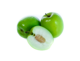 Jujube isolated on white background