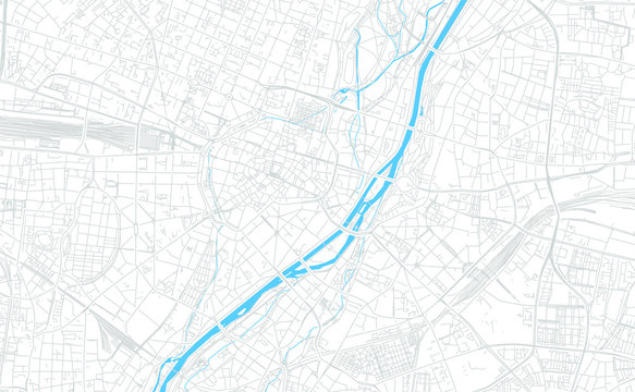 Munchen, Germany Bright Vector Map