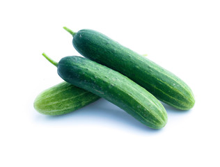Cucumber  isolated on white background