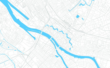 Bremen, Germany bright vector map