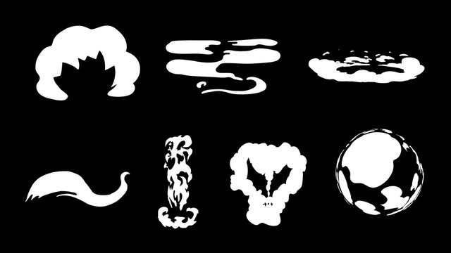 Dynamic Cartoon Smoke