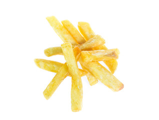 french fried isolated on white