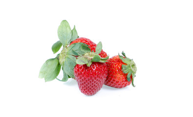 strawberry isolated on white