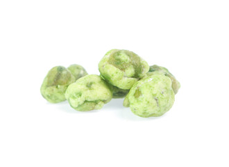 dry peas isolated on a white background