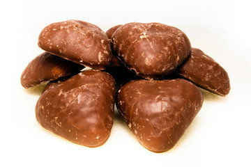 Biscotti di Natale al panspeziato ripieni di confettura.