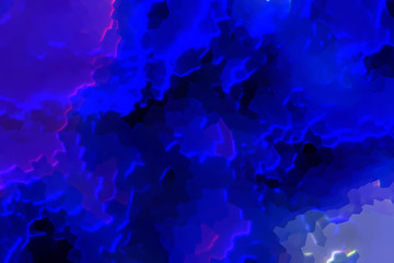 creative design background - background of fancy in 2020 color phantom blue with ice winter shapes, merry idea illustration