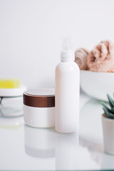 Mockup of beauty care