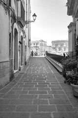 Old street of Ortigia, Siracusa Province (Sicily Region, UNESCO Site)