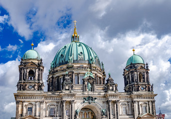 Fototapeta na wymiar Berlin Cathedral. Germany's largest evangelical church.