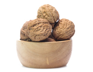 Walnut isolated on white background