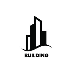 Fototapeta premium building logo like icon for business corporate, design template - vector illustration