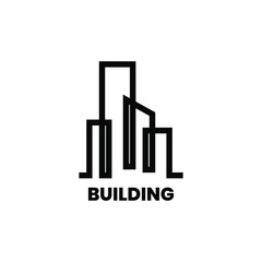 building logo like icon for business corporate, design template - vector illustration