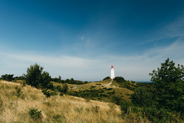 Fototapeta na wymiar Lighthouse Hiddensee, Baltic Sea, Germany
