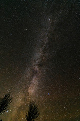 A winter image of the Milky Way Galaxy seen above the Applecross Peninsula, Wester Ross, Scotland. 25 december 2019