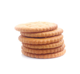 cracker  isolated on white background