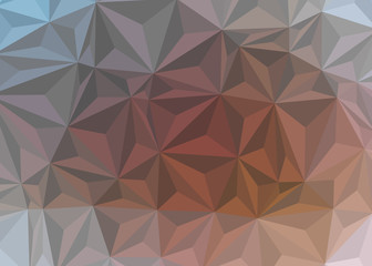 Abstract Low Polygon gradient Generative Art background illustration