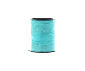 Colorful yarn on spool, yarn on tube, cotton, wool, linen thread