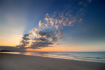 Sonnenuntergang am Golf von Oman