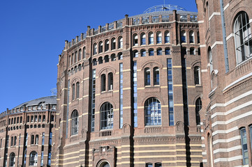 Gasometer old gas storage Vienna Austria