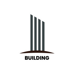 building logo like icon for business corporate, design template - vector illustration