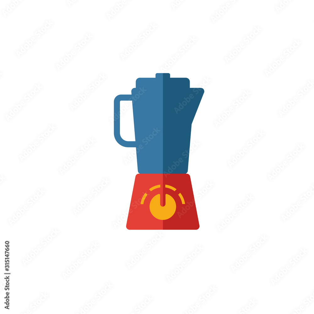 Poster blender icon. simple flat element from household collection. creative blender icon for templates, so