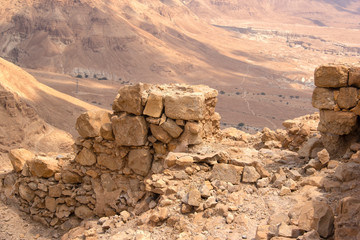 Ancient ruins of Masada