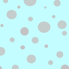 mint and gray polka dots