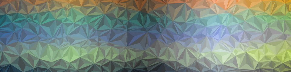 Abstract Low Polygon gradient Generative Art background illustration