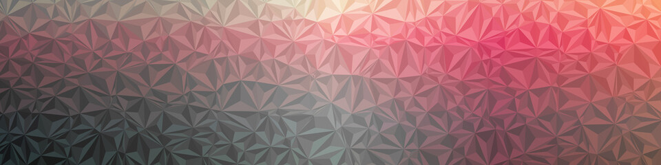Abstract Low Polygon gradient Generative Art background illustration