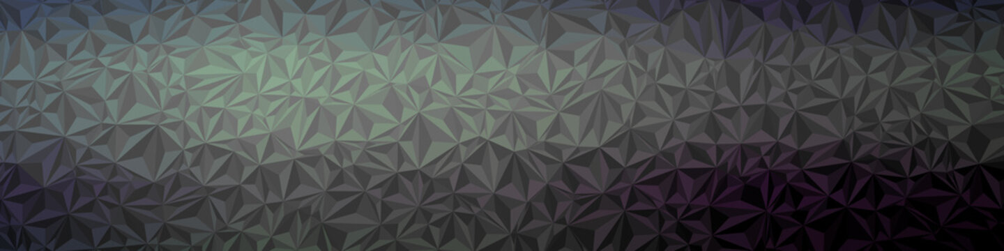 Abstract Low Polygon gradient Generative Art background illustration