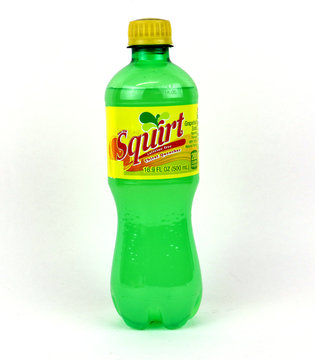 Bottle of Squirt Soft Drink