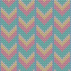 Materiał do szycia Stylish downward arrow lines knitted texture