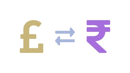 Many currency symbols switching places to create the concept of an exchange between them. Animation. - Powered by Adobe