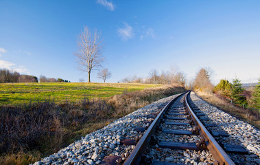 Fototapeta premium Wintersonne im Waldviertel