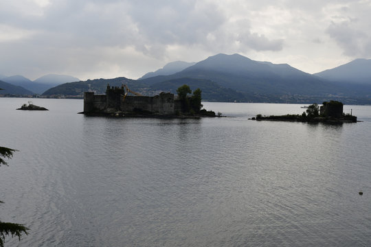 Castelli di Cannero (VB), Lago Maggiore, Piemonte, Italia.