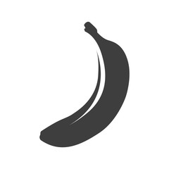 Banana icon. Isolated vector on a white background