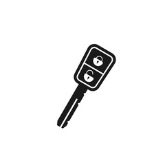 Car Key and of the alarm system icon. Vector