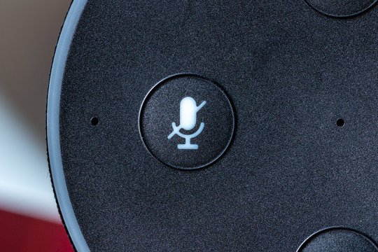 Mute Button On A Smart Speaker