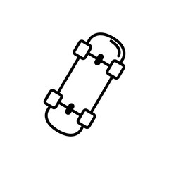 skateboard sport transport linear design